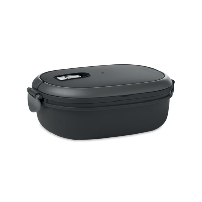 Picture of PP LUNCH BOX with AIR TIGHT LID in Black.