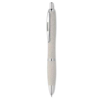 Picture of WHEAT STRAW & ABS PUSH TYPE PEN