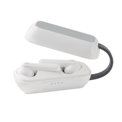 Picture of TWS CORDLESS CHARGER EARBUDS in White.