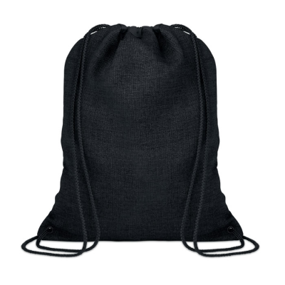 Picture of 1200D HEATHERED DRAWSTRING BAG.