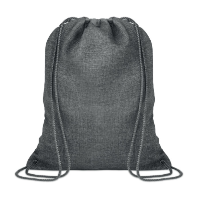 Picture of 1200D HEATHERED DRAWSTRING BAG.