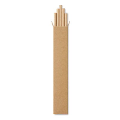 Picture of 10 PAPER STRAWS in Kraft Box