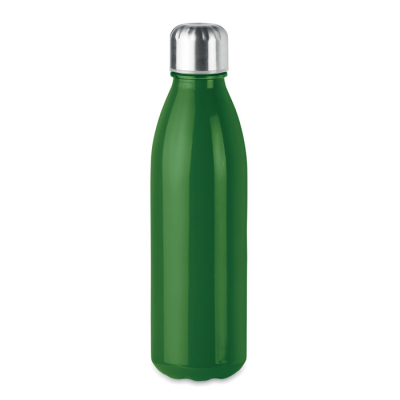 Picture of GLASS DRINK BOTTLE 650ML in Green