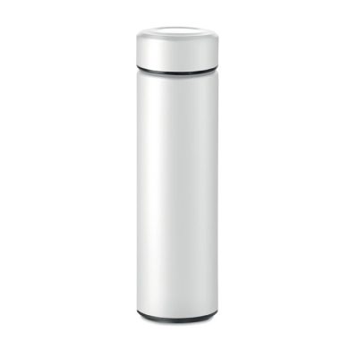 Picture of DOUBLE WALL 425 ML FLASK in White.