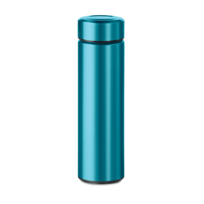 Picture of DOUBLE WALL 425 ML FLASK in Blue.