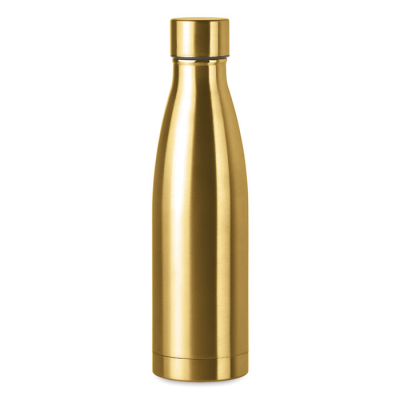 Picture of DOUBLE WALL BOTTLE 500ML in Gold.