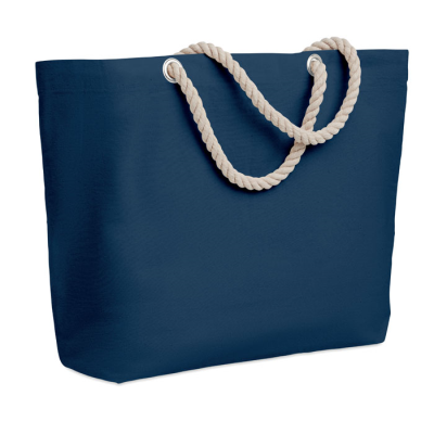 Picture of BEACH BAG with Cord Handle in Blue