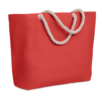 Picture of BEACH BAG with Cord Handle in Red