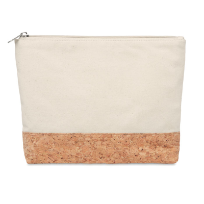 Picture of CORK & COTTON COSMETICS BAG in Brown