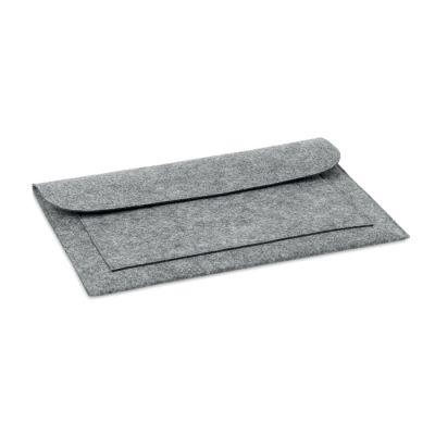 Picture of 15 INCH FELT LAPTOP POUCH in Grey.