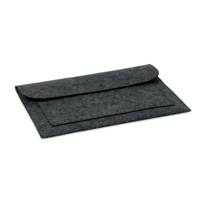 Picture of 15 INCH FELT LAPTOP POUCH in Dark Grey.