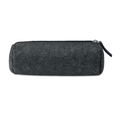 Picture of FELT ZIPPERED PENCIL CASE in Dark Grey