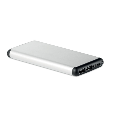 Picture of CORDLESS 10000 MAH POWER BANK in Silver.