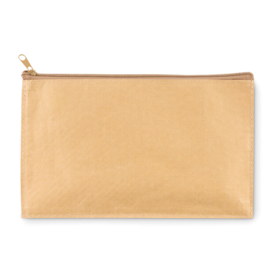 Picture of WOVEN PAPER PENCIL CASE in Brown.