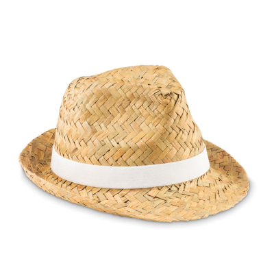 Picture of NATURAL STRAW HAT in White