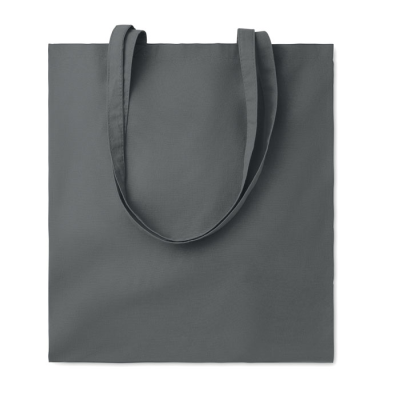 Picture of 180G COTTON SHOPPER TOTE BAG in Dark Grey