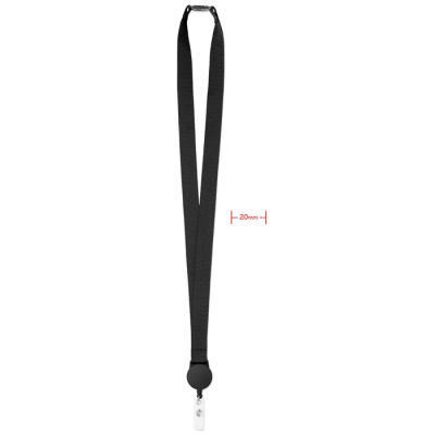 Picture of LANYARD RETRACTABLE CLIP in Black.