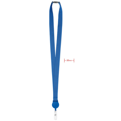 Picture of LANYARD RETRACTABLE CLIP in Blue.