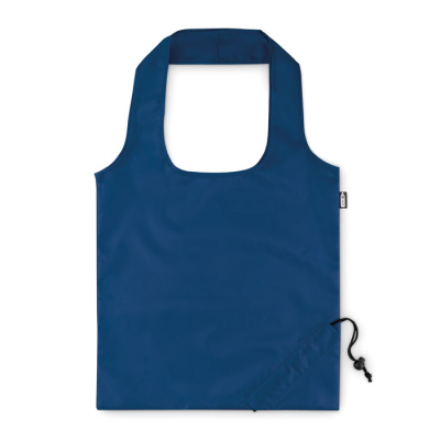 Picture of FOLDING RPET SHOPPER TOTE BAG in Blue