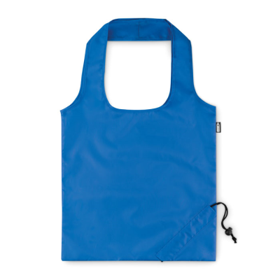 Picture of FOLDING RPET SHOPPER TOTE BAG in Blue