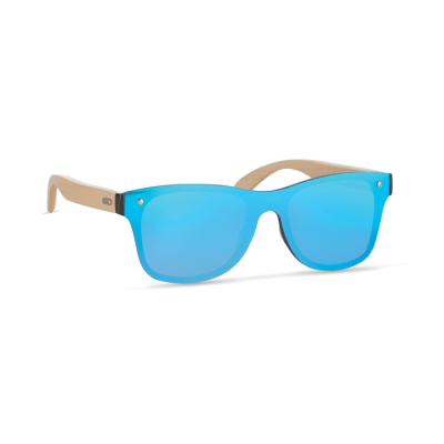 Picture of SUNGLASSES with Mirrored Lens in Blue.