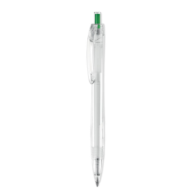 Picture of RPET PUSH BALL PEN in Green