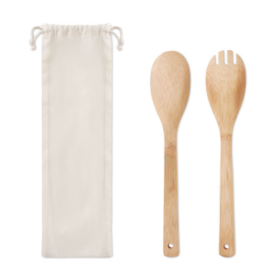 Picture of SET BAMBOO UTENSILS SALAD