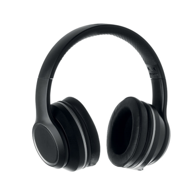Picture of ANC HEADPHONES AND POUCH in Black.