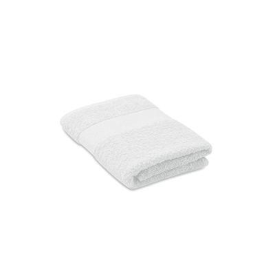 Picture of TOWEL ORGANIC COTTON 100X50CM in White.