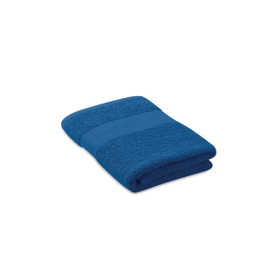 Picture of TOWEL ORGANIC COTTON 100X50CM in Royal Blue.