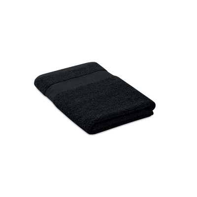 Picture of TOWEL ORGANIC COTTON 140X70CM in Black.