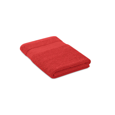 Picture of TOWEL ORGANIC COTTON 140X70CM in Red.