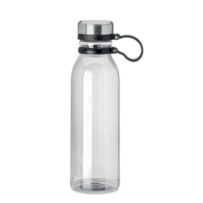 Picture of RPET BOTTLE WITH STAINLESS STEEL CAP 780ML in Transparent.