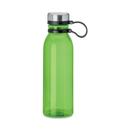 Picture of RPET BOTTLE WITH STAINLESS STEEL CAP 780ML in Transparent Lime.