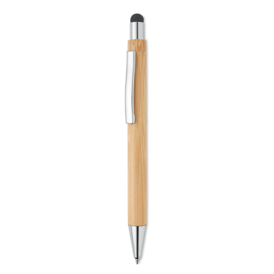 Picture of BAMBOO STYLUS PEN BLUE INK in Brown