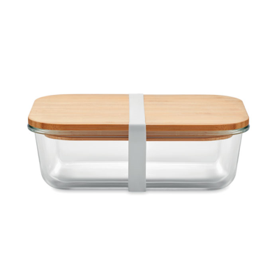 Picture of GLASS LUNCH BOX with Bamboo Lid