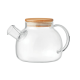 Picture of TEA POT BOROSILICATE GLASS 850ML in White