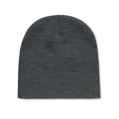 Picture of BEANIE HAT IN RPET POLYESTER in White & Black