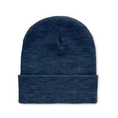 Picture of BEANIE in RPET with Cuff in Blue