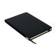 Picture of A5 RPET NOTE BOOK 80 LINED in Black