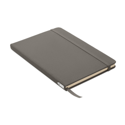 Picture of A5 RPET NOTE BOOK 80 LINED in Grey