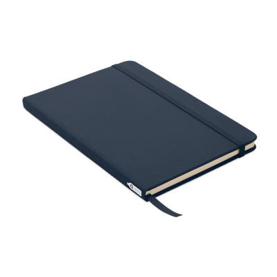 Picture of A5 RPET NOTE BOOK 80 LINED in Blue
