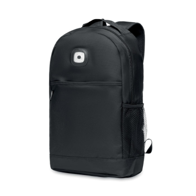 Picture of BACKPACK RUCKSACK in Rpet & Cob Light in Black