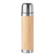 Picture of DOUBLE WALL BAMBOO COVER FLASK in Brown