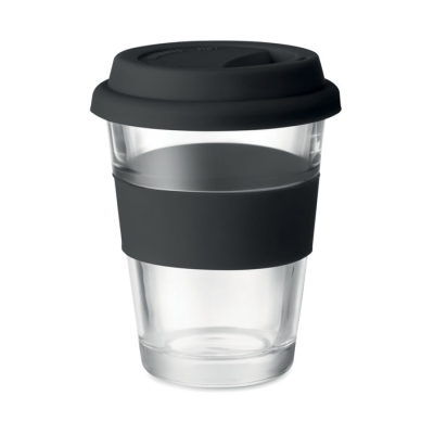 Picture of GLASS TUMBLER 350 ML in Black.