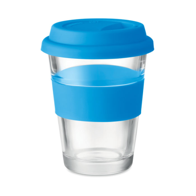 Picture of GLASS TUMBLER 350 ML in Blue