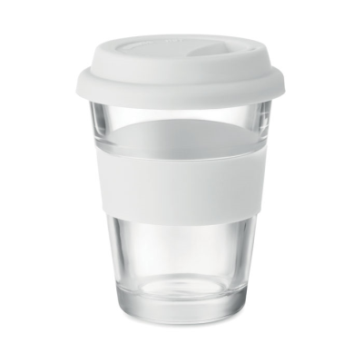 Picture of GLASS TUMBLER 350 ML in White.