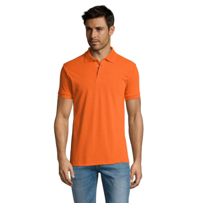 Picture of PRIME MEN POLO 200GR in Orange.