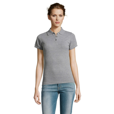 Picture of PRIME LADIES POLYCOTTON POLO in Black