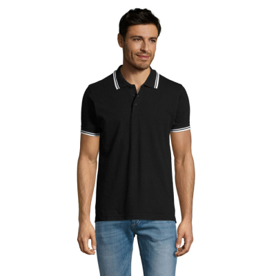 Picture of PASADENA MEN POLO 200G in Black